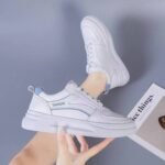 Fashion Casual White Shoes Women's Sports Soft Bottom Increase - Image 3
