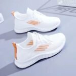 Breathable Casual Shoes Korean Sports Mesh Surface Soft Bottom Flyknit - Image 4