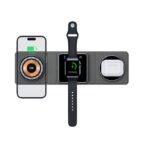 3 IN 1 Magnetic Folding Wireless Charger Station For IPhone Transparent Fast Charging For IWatch And Airpods - Image 5