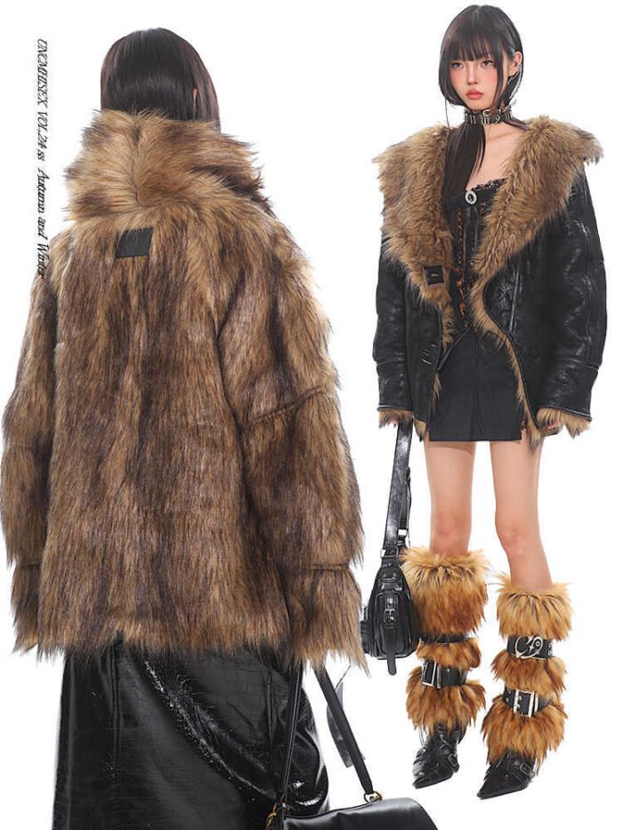 High-grade Double-sided Suede Lapel Fur Fur Fur Coat - Image 5