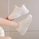 Spring Women's Mesh Shoes Flat All-matching - Image 3