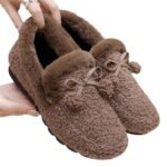 Warm Plus Velvet Women's Slip-on Cotton Shoes - Image 4