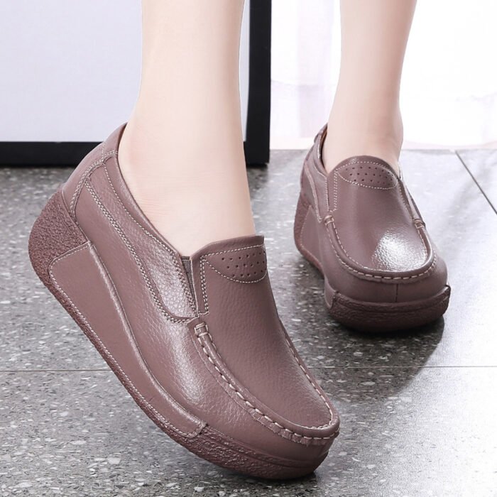 O1CN01XZdsRq2K5nxRJcV6I_3081779506-0-cib.jpg Women's Platform Muffin Wedge Casual Shoes - Image 3