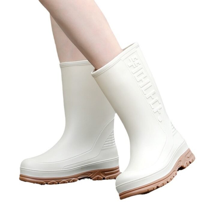 Fashion Middle Women's Non-slip Rain Boots - Image 6