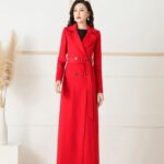 Woolen Double-breasted Elegant Cashmere Coat - Image 2