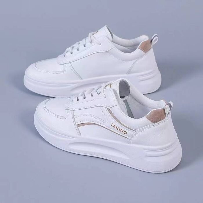 Fashion Casual White Shoes Women's Sports Soft Bottom Increase - Image 4