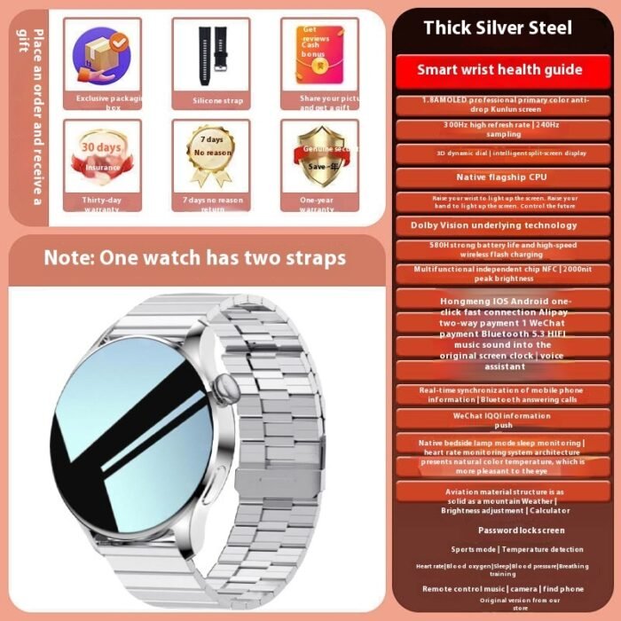 d75f528f-25ad-478f-88aa-33d62c98a589_trans.jpeg Smart Watch Bluetooth Calling Heart Rate Blood Pressure Multifunction - Image 7