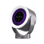 Desktop Adjustable Fan Light Rechargeable Wall Mount Table Fan Light Led Display Air Circulation Cooling USB Table Fan Light - Image 7