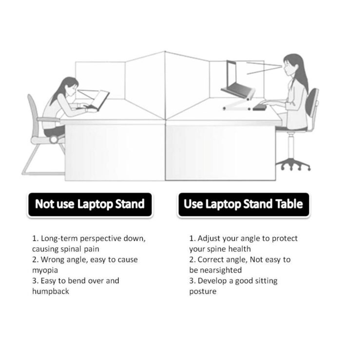 1082051041441.jpg Foldable Laptop Stand Ergonomic Desk Tablet Holder - Image 6