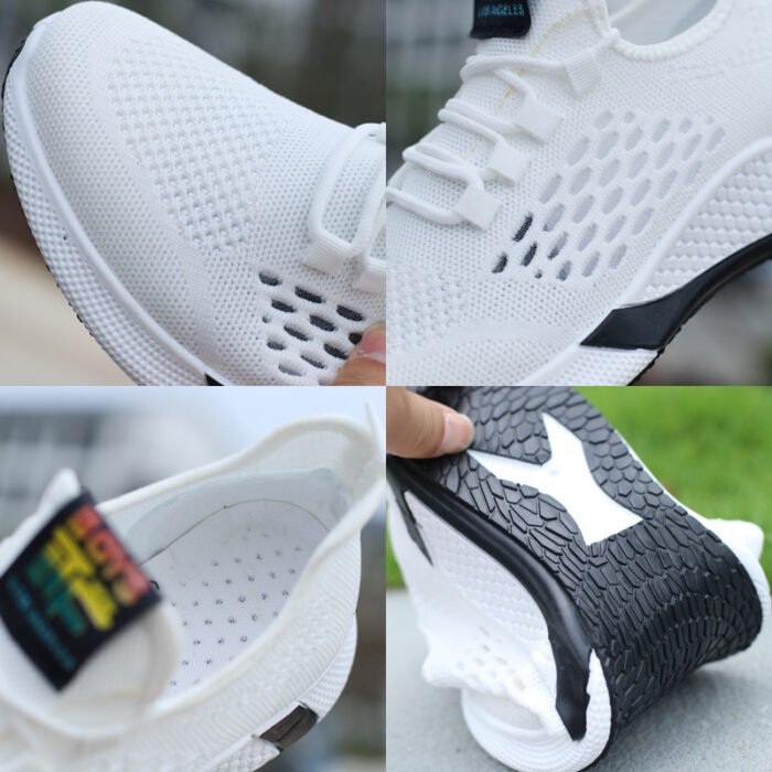 1622353197861.jpg New Sports Shoes Men's Breathable Casual Mesh Shoes Comfort Increase Lace-up Non-slip Low-top Running Shoes - Image 2