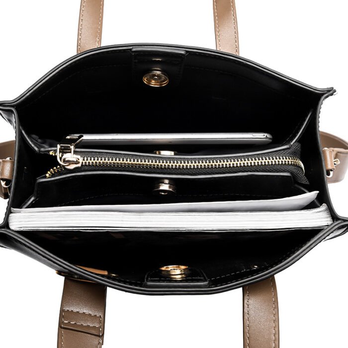 O1CN0171D5Ir20n2wCauG4b_2207822376893-0-cib.jpg Casual Simple Portable Texture Wide Shoulder Strap Shoulder Bag - Image 3