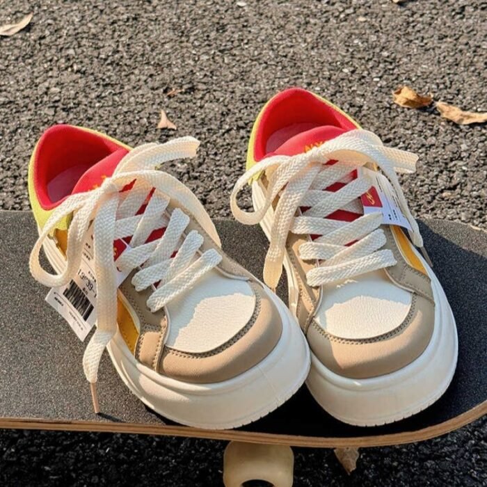 New White Big Toe Bread Shoes Sports Women's Shoes - Image 4