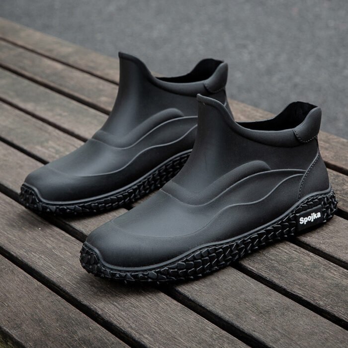 Fashion Korean Style Internet Celebrity Leisure Slip On Rubber Shoes - Image 1