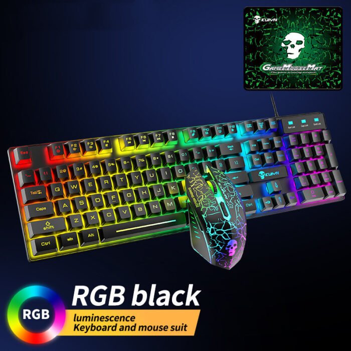 1601795205362.jpg Kuiying T6RGB Luminous Keyboard And Mouse Set - Image 7