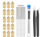 3D Printer Accessories Pointed Brass MK8 Nozzle Alloy Cleaning Pin MK8 Nozzle Kit - Image 3