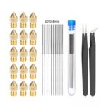 3D Printer Accessories Pointed Brass MK8 Nozzle Alloy Cleaning Pin MK8 Nozzle Kit - Image 7