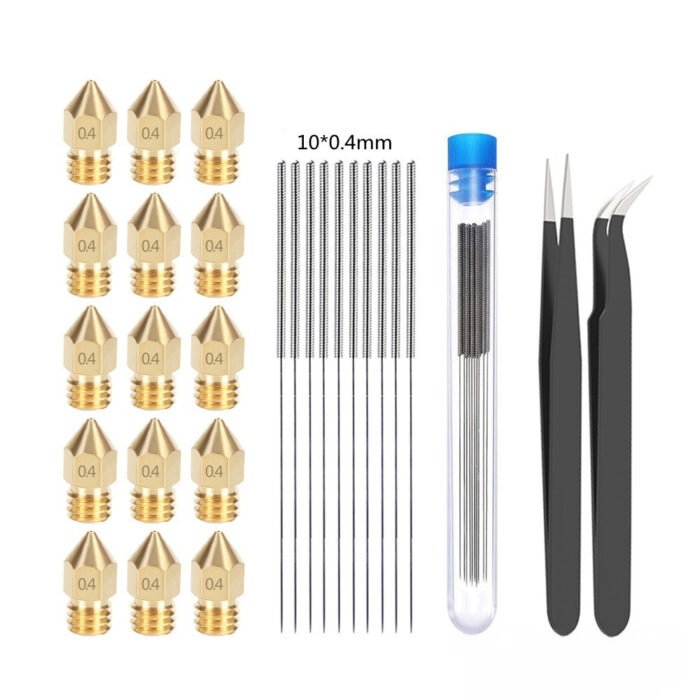 3D Printer Accessories Pointed Brass MK8 Nozzle Alloy Cleaning Pin MK8 Nozzle Kit - Image 7